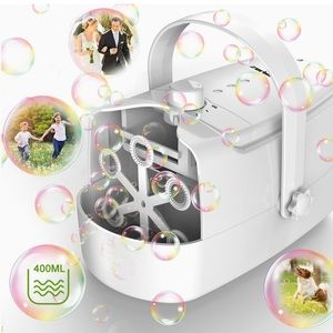 Bubble Machine Automatic Blower Maker 8000+ Per Minute Kids Travel Portable